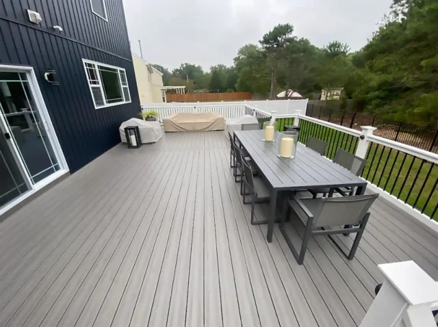 photo of a deck made with one of the best materials for decks: Deckorators.